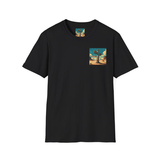 Desert Cross Graphic T-Shirt — 'Witness' Vintage Western Tee