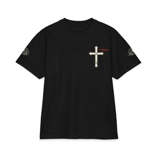 Cross T-Shirt — "1st Witness" Graphic Tee