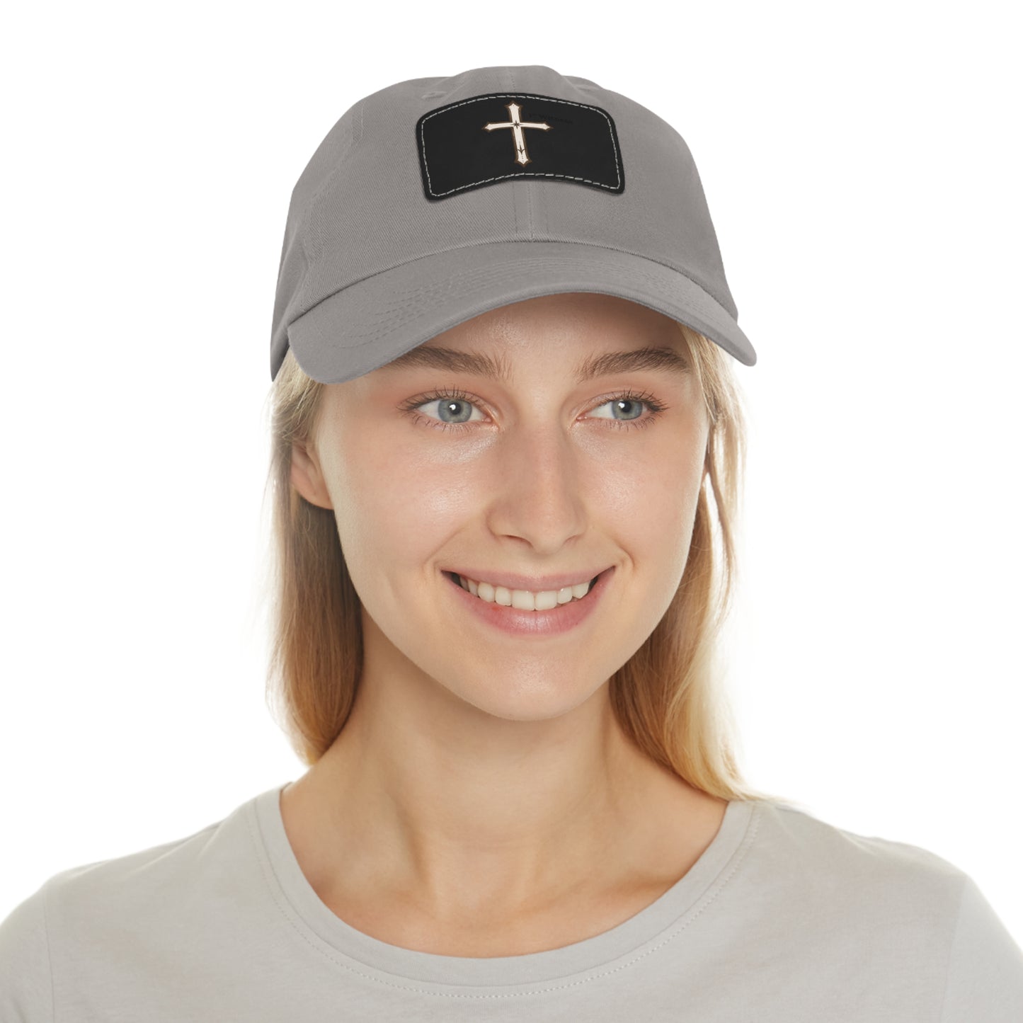 Leather Patch cross Hat — Cross Faith Baseball Cap