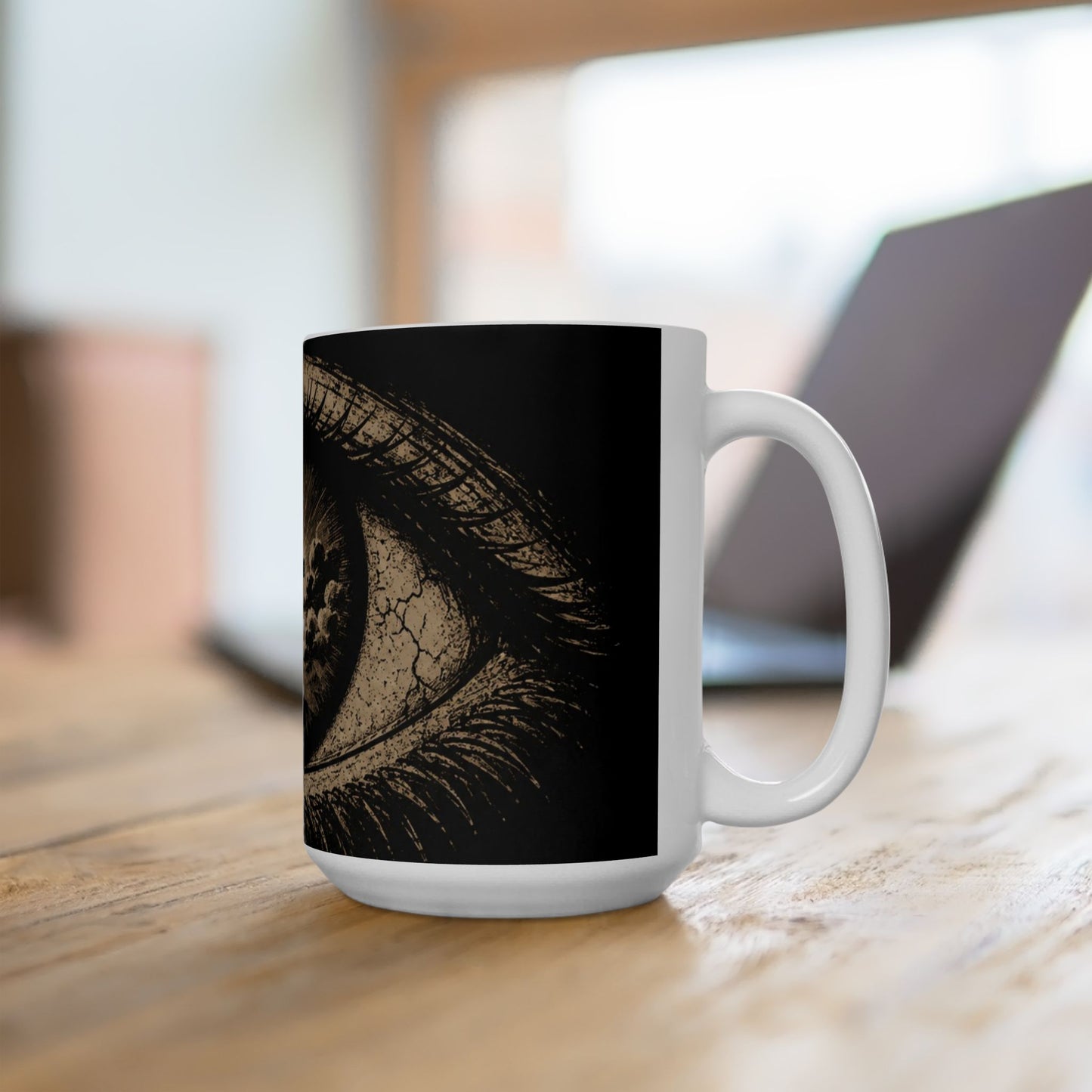 Witness Mug — Vintage Eye Design Christian Ceramic Coffee Cup (11oz, 15oz)