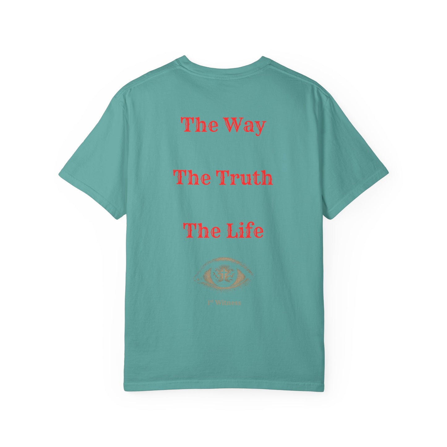 Jesus Christ, Son Of Man T-Shirt —  Christ Print with “The Way The Truth The Life” Back