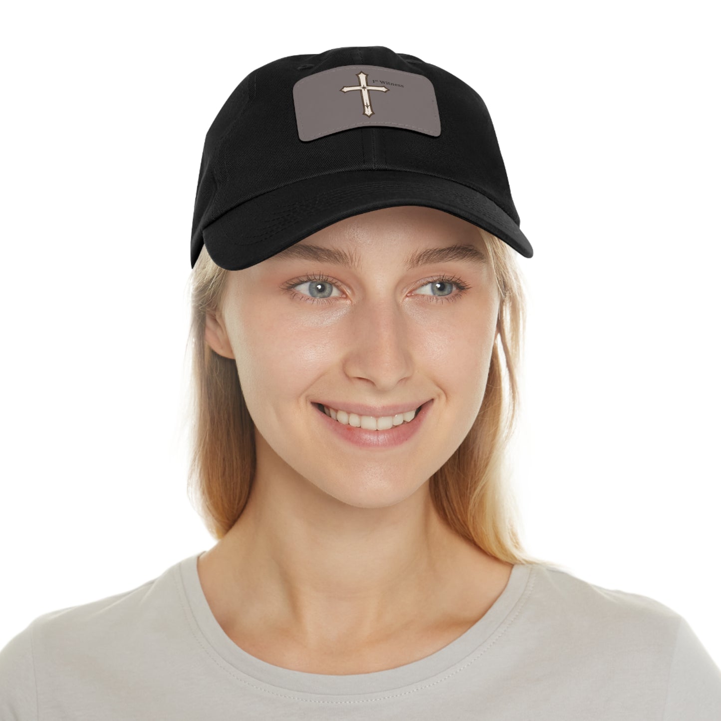 Leather Patch cross Hat — Cross Faith Baseball Cap