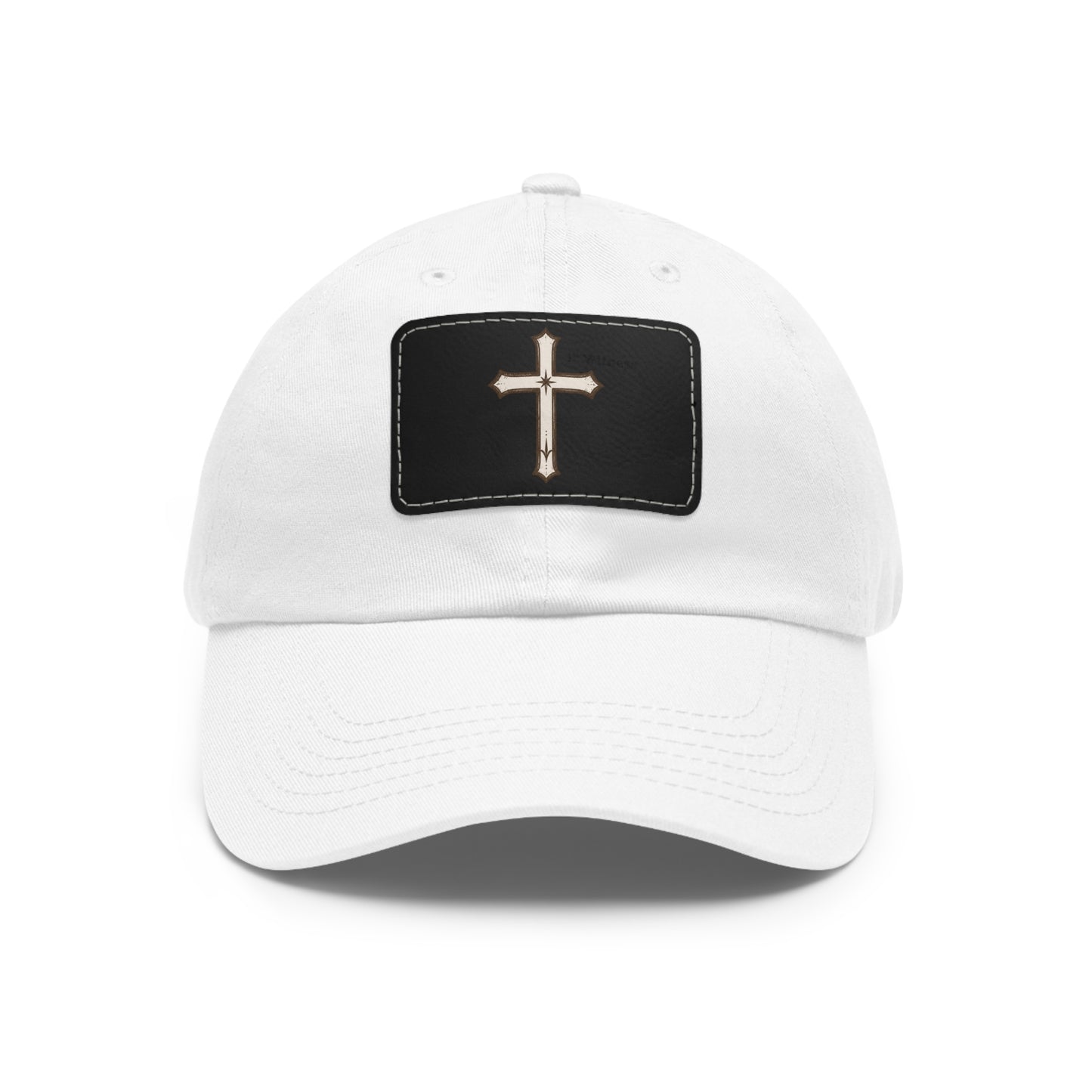 Leather Patch cross Hat — Cross Faith Baseball Cap