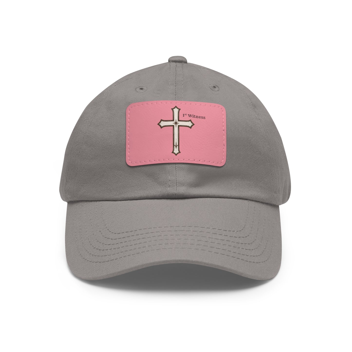 Leather Patch cross Hat — Cross Faith Baseball Cap