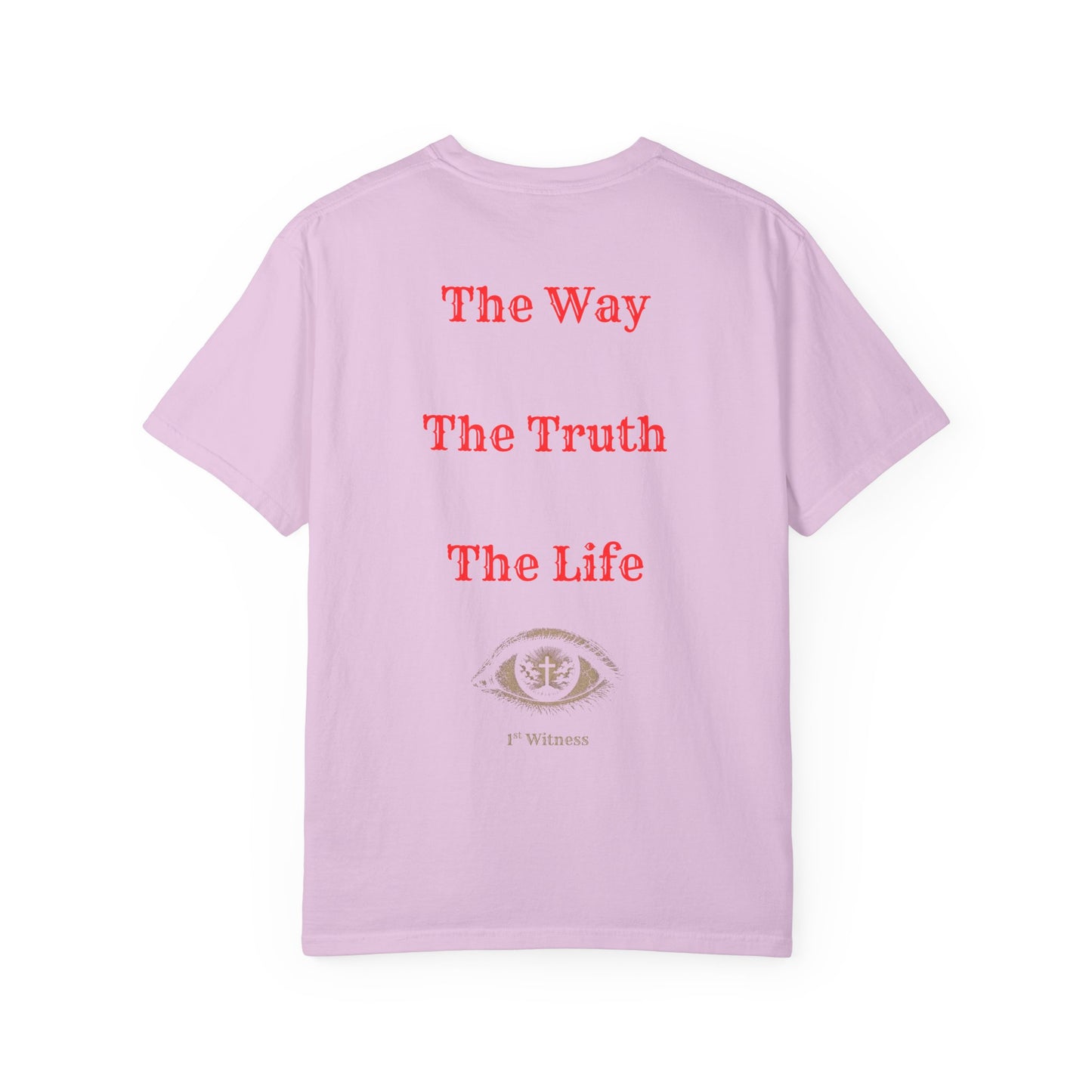 Jesus Christ, Son Of Man T-Shirt —  Christ Print with “The Way The Truth The Life” Back
