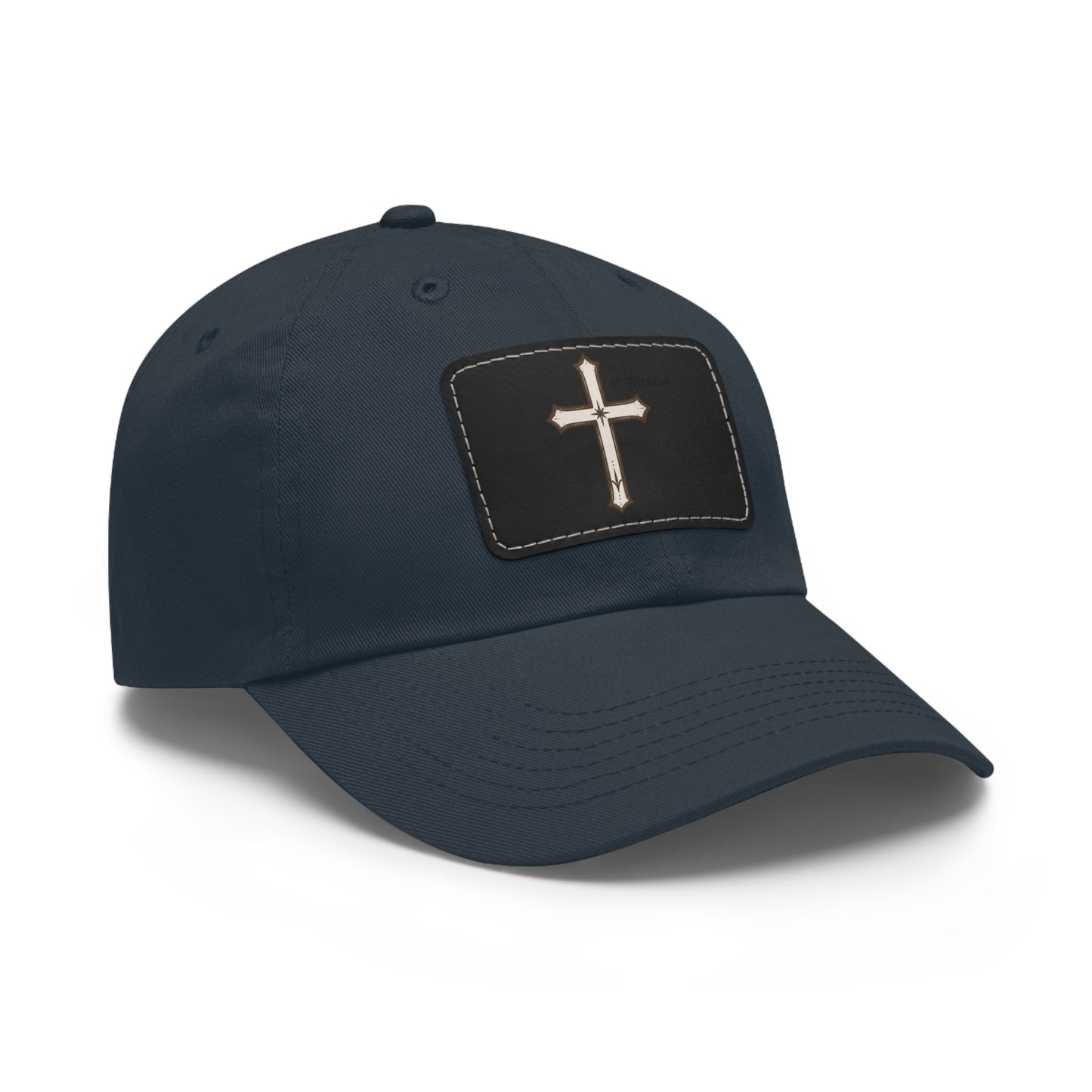 Leather Patch cross Hat — Cross Faith Baseball Cap