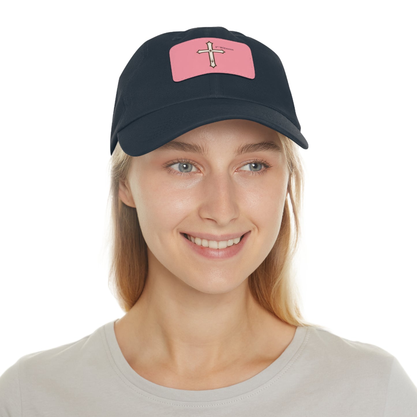 Leather Patch cross Hat — Cross Faith Baseball Cap