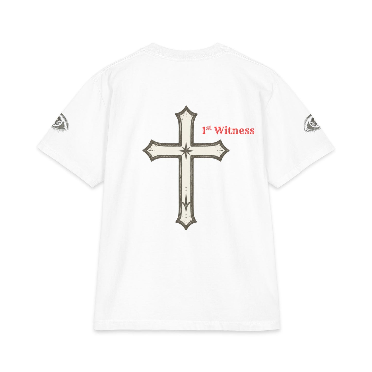 Cross T-Shirt — "1st Witness" Graphic Tee