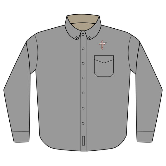 Embroidered Witness Logo Long Sleeve Shirt
