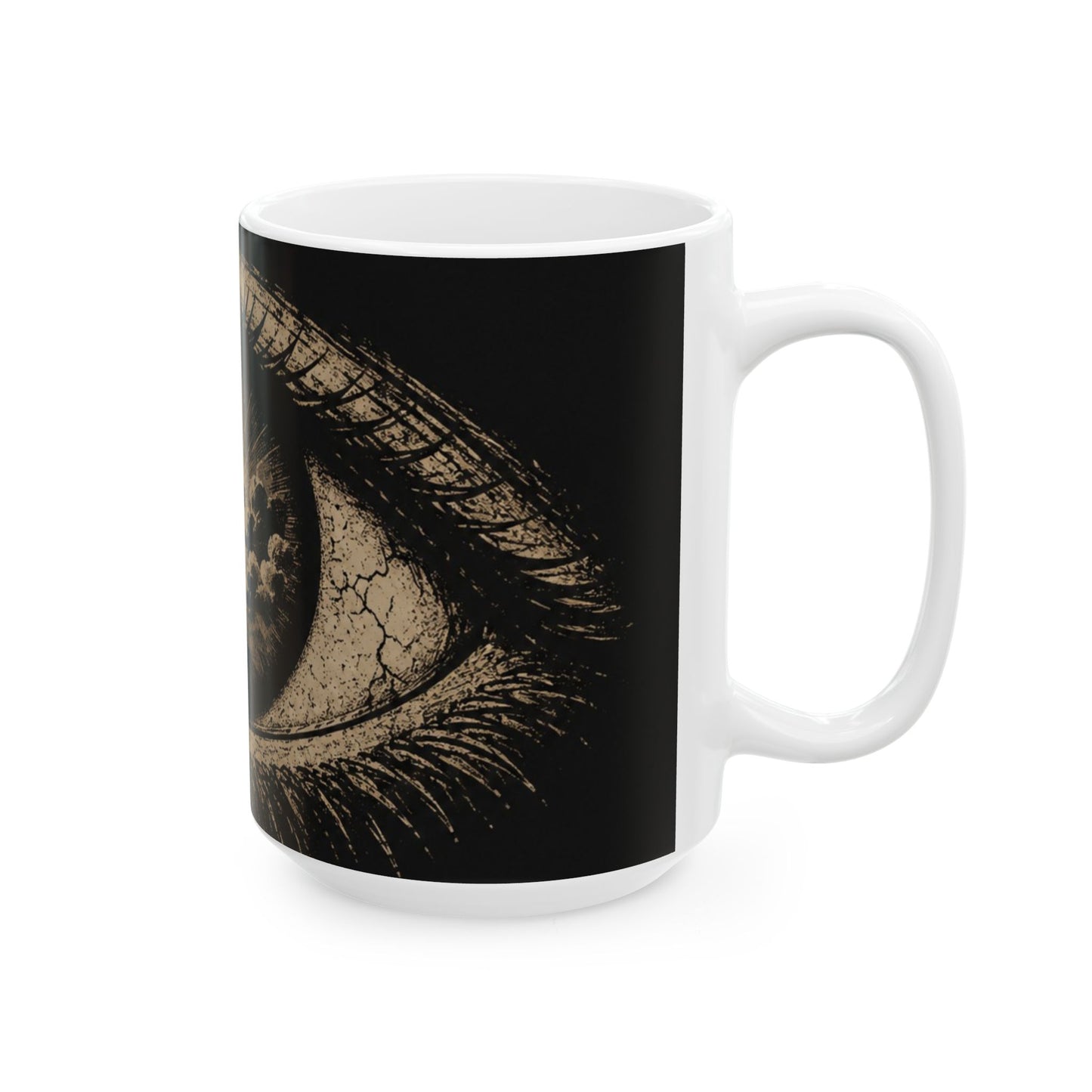 Witness Mug — Vintage Eye Design Christian Ceramic Coffee Cup (11oz, 15oz)