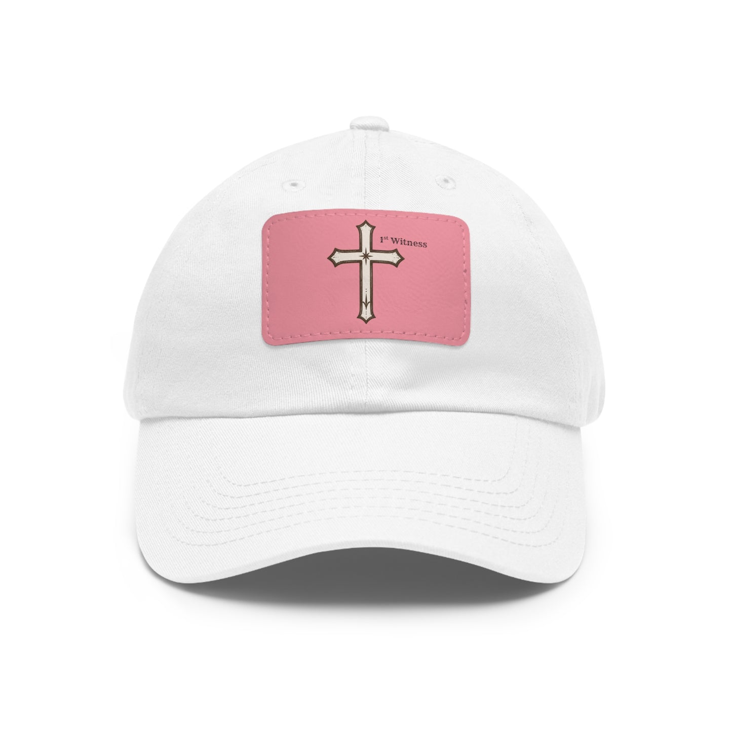 Leather Patch cross Hat — Cross Faith Baseball Cap