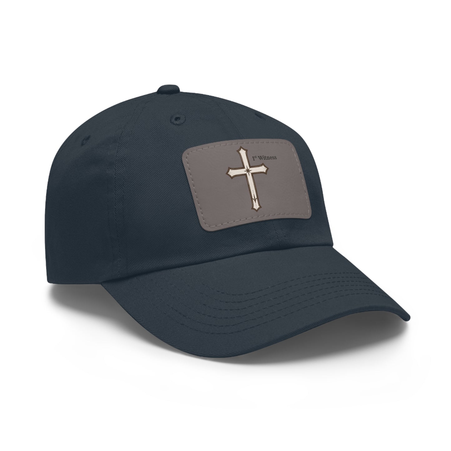 Leather Patch cross Hat — Cross Faith Baseball Cap