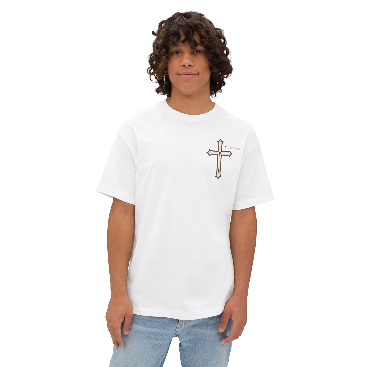 Jesus Prayer Tee — "Lord Jesus Christ, Son of God, Have Mercy on Me" Oversized Shirt