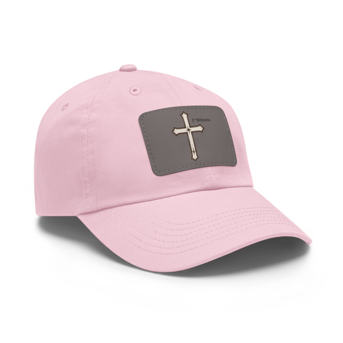 Leather Patch cross Hat — Cross Faith Baseball Cap