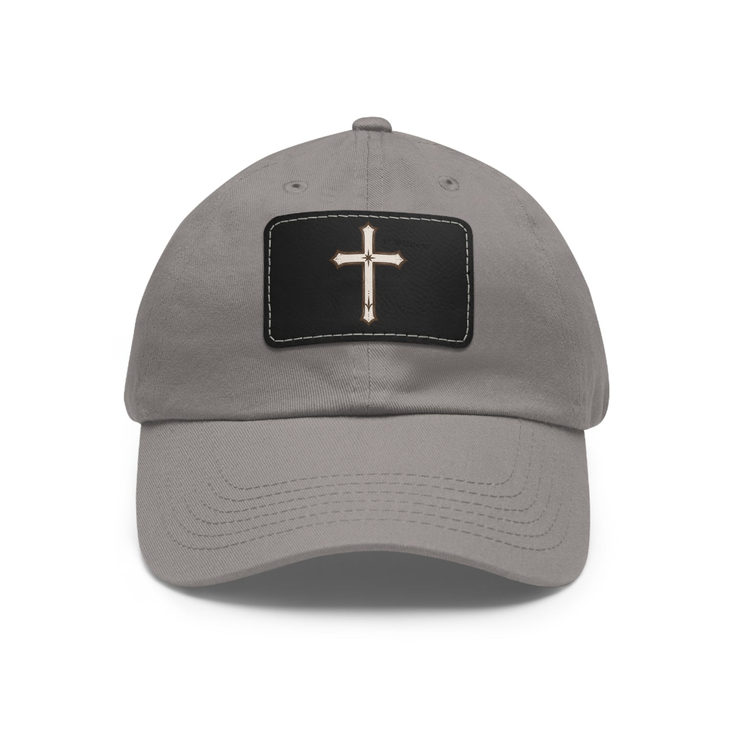 Leather Patch cross Hat — Cross Faith Baseball Cap