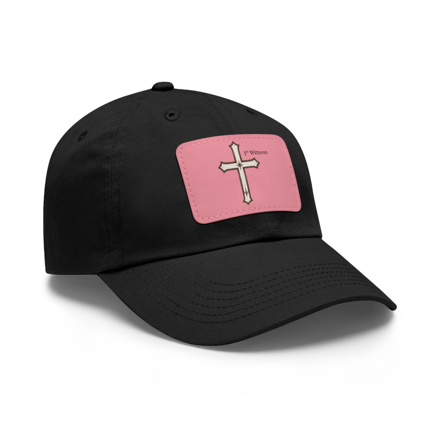 Leather Patch cross Hat — Cross Faith Baseball Cap