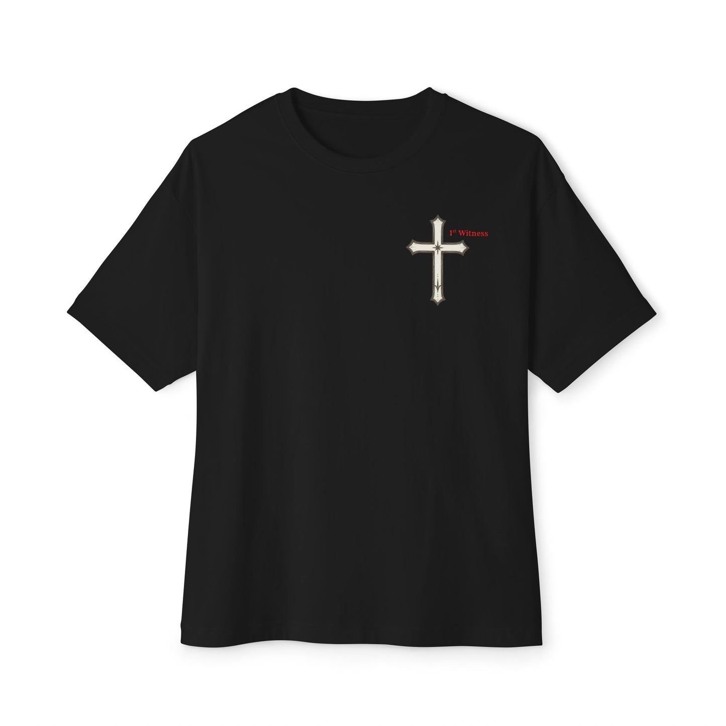 Jesus Prayer Tee — "Lord Jesus Christ, Son of God, Have Mercy On Me, A Sinner" Oversized T‑Shirt