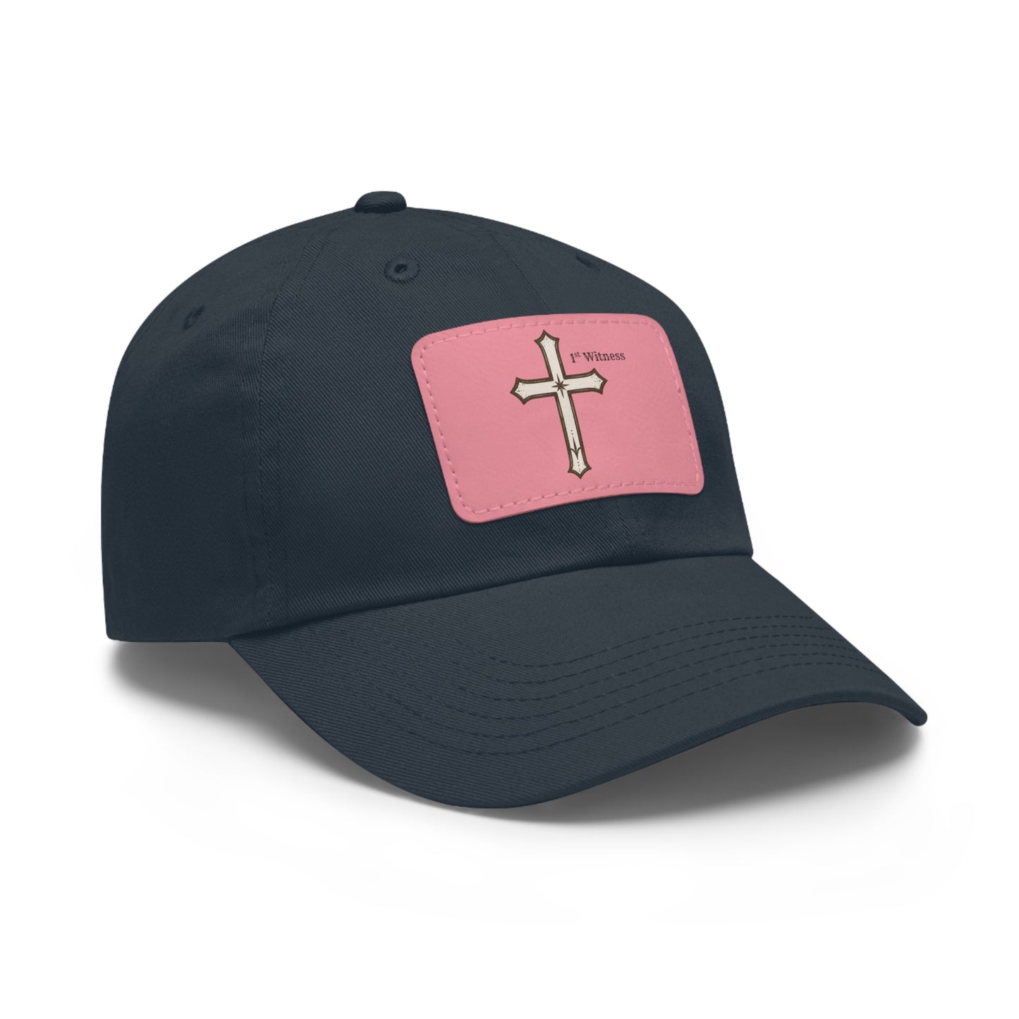 Leather Patch cross Hat — Cross Faith Baseball Cap