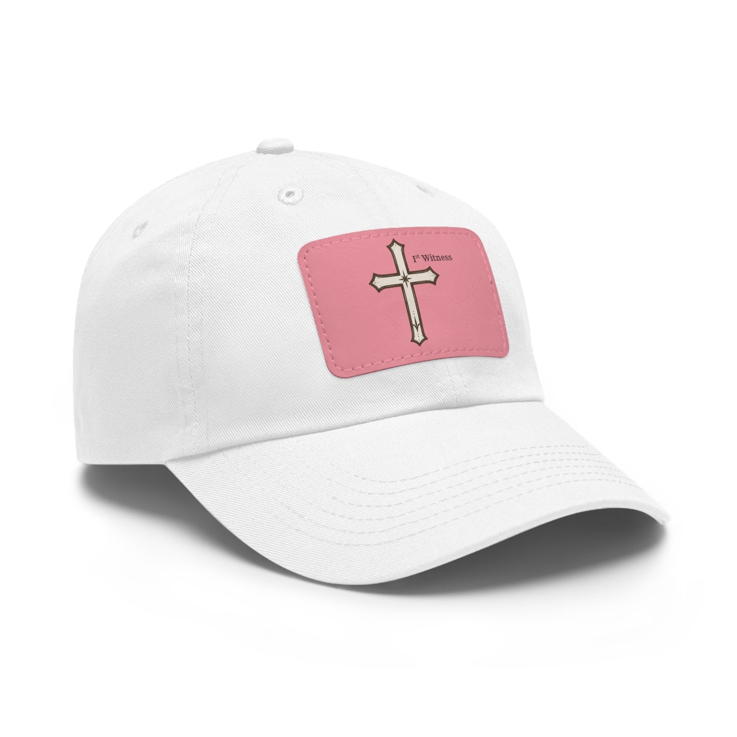 Leather Patch cross Hat — Cross Faith Baseball Cap