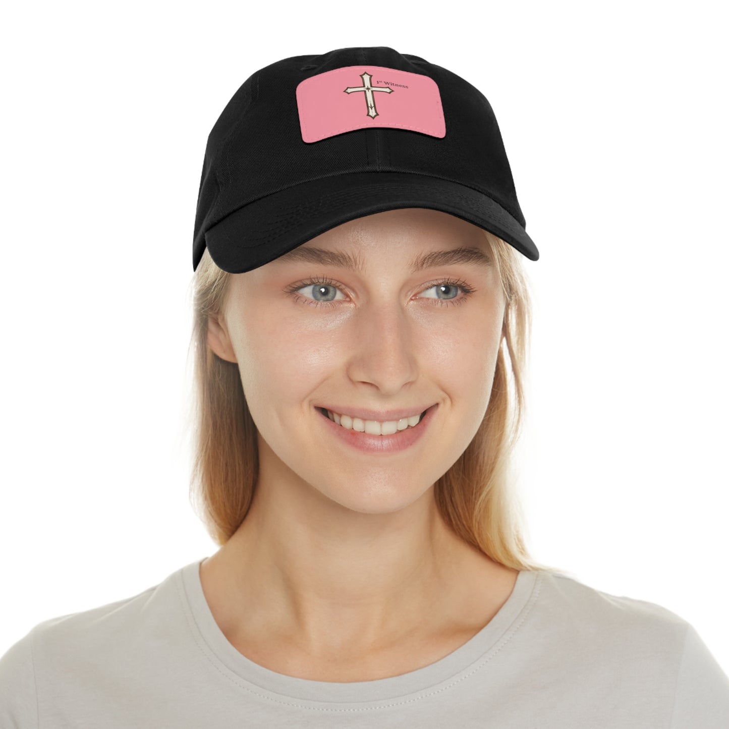 Leather Patch cross Hat — Cross Faith Baseball Cap