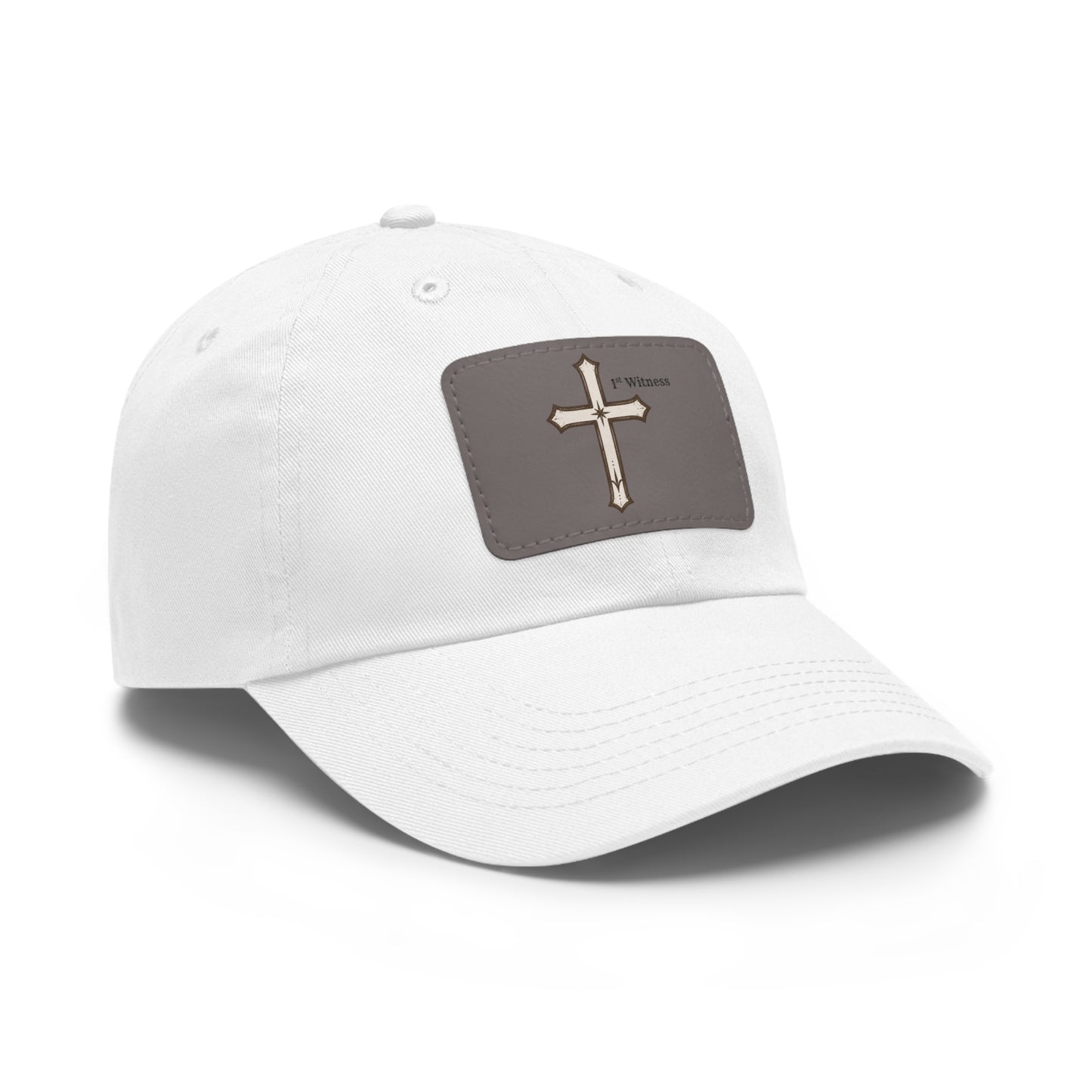 Leather Patch cross Hat — Cross Faith Baseball Cap