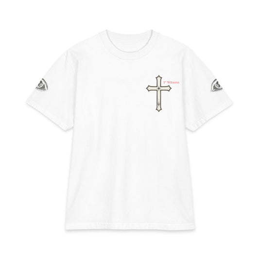 Cross T-Shirt — "1st Witness" Graphic Tee