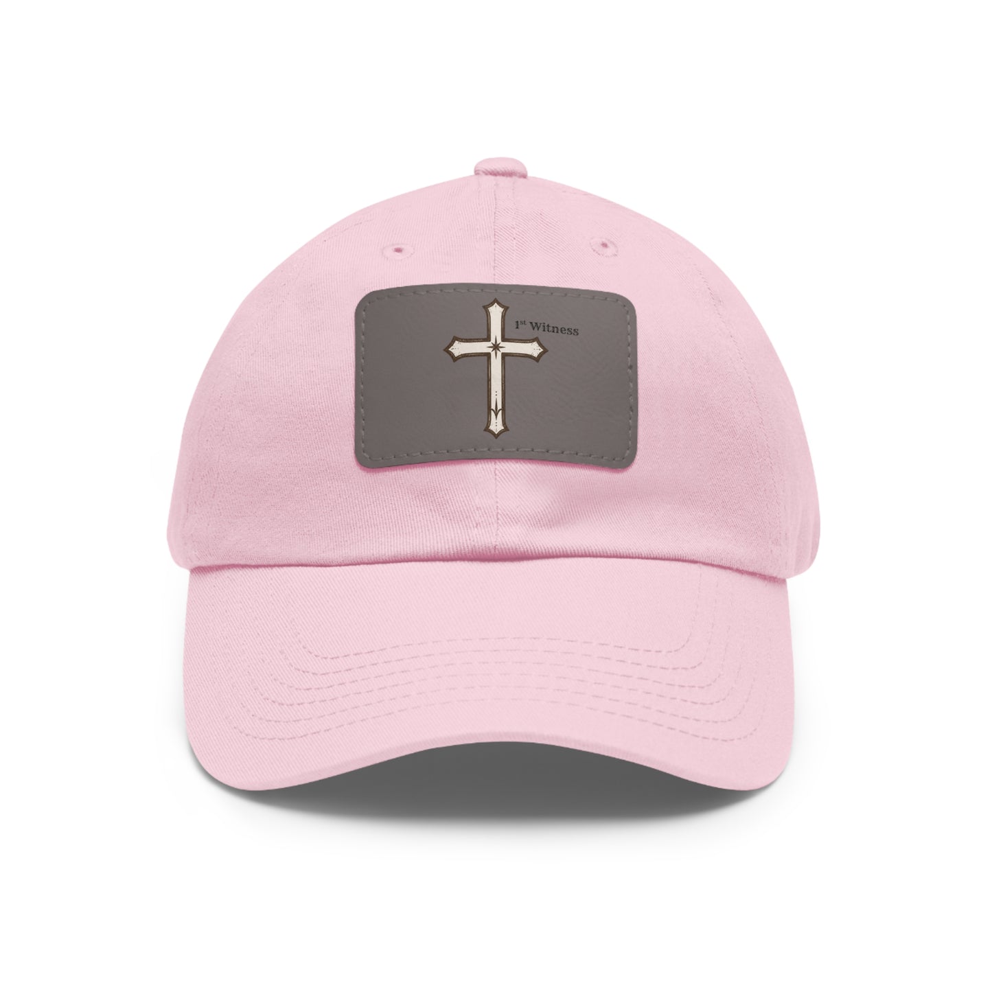 Leather Patch cross Hat — Cross Faith Baseball Cap