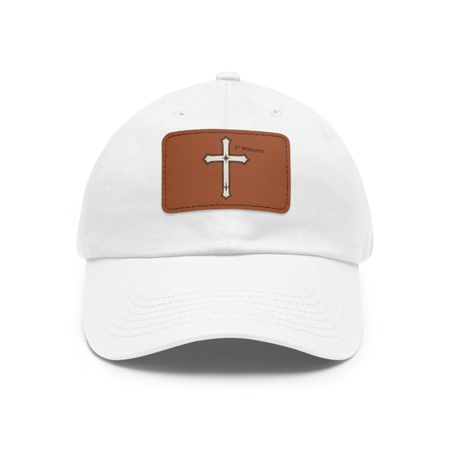 Leather Patch cross Hat — Cross Faith Baseball Cap