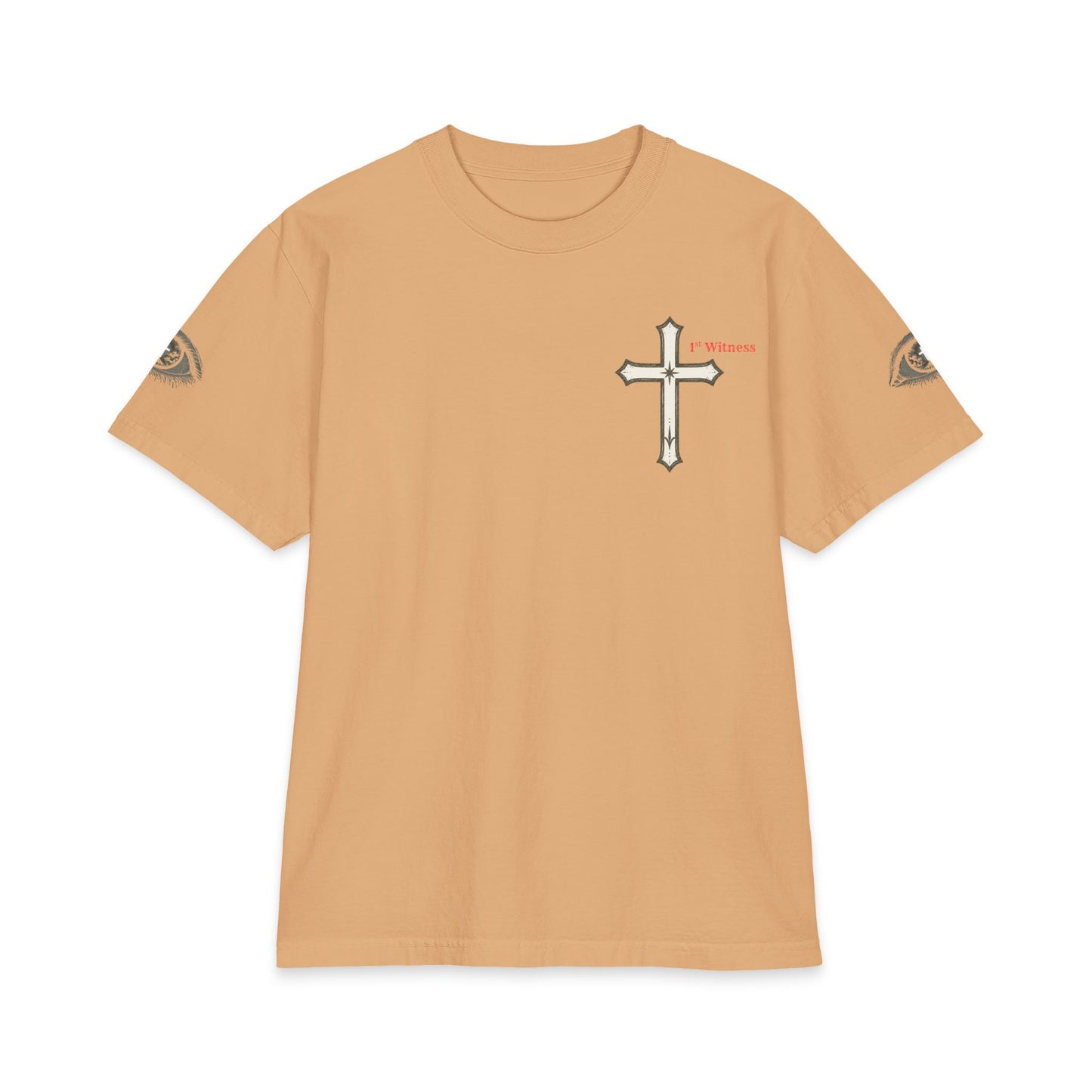 Cross T-Shirt — "1st Witness" Graphic Tee