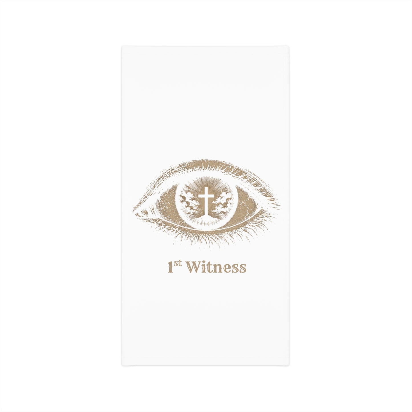Witness Neck Gaiter — “1st Witness” Cross & Eye Design