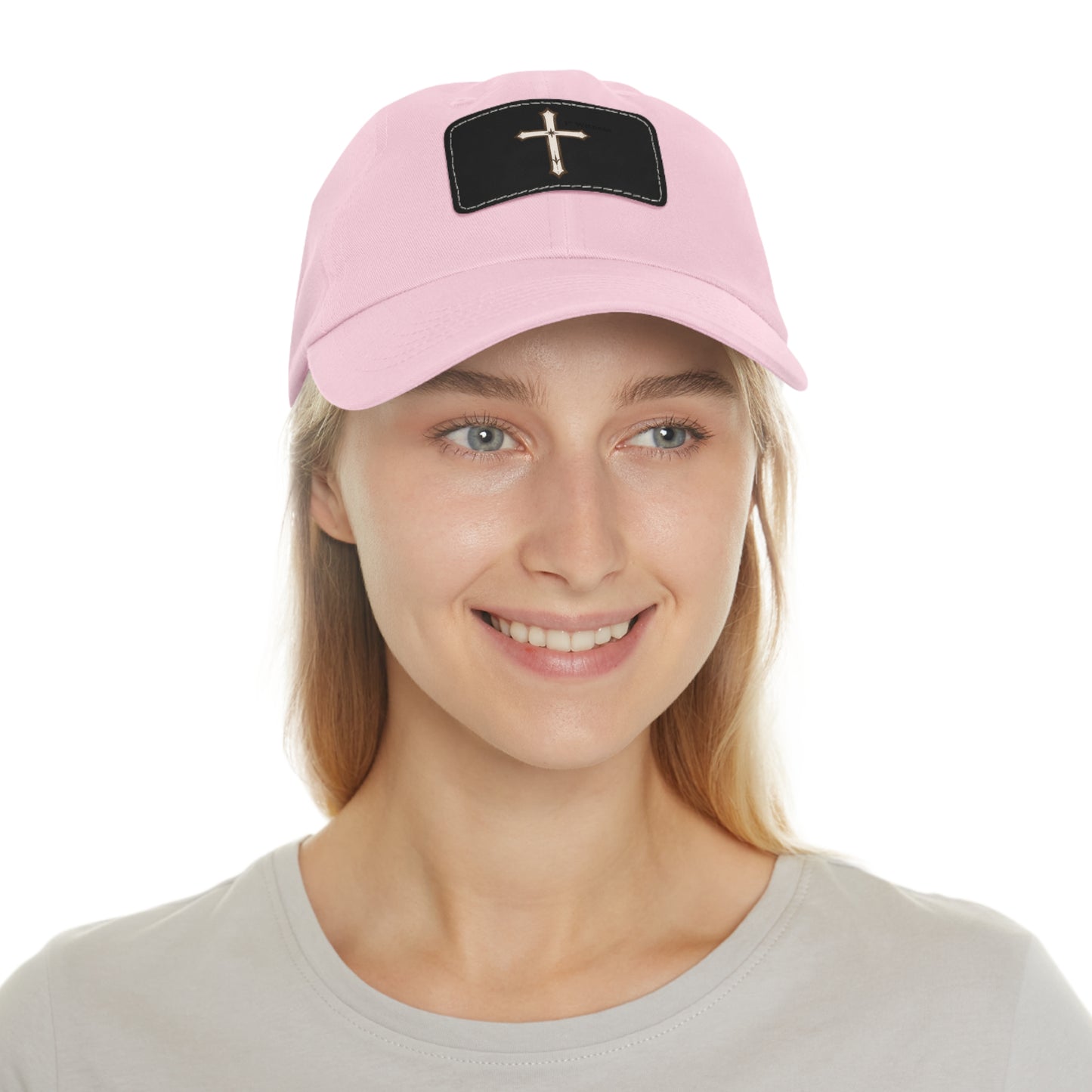Leather Patch cross Hat — Cross Faith Baseball Cap