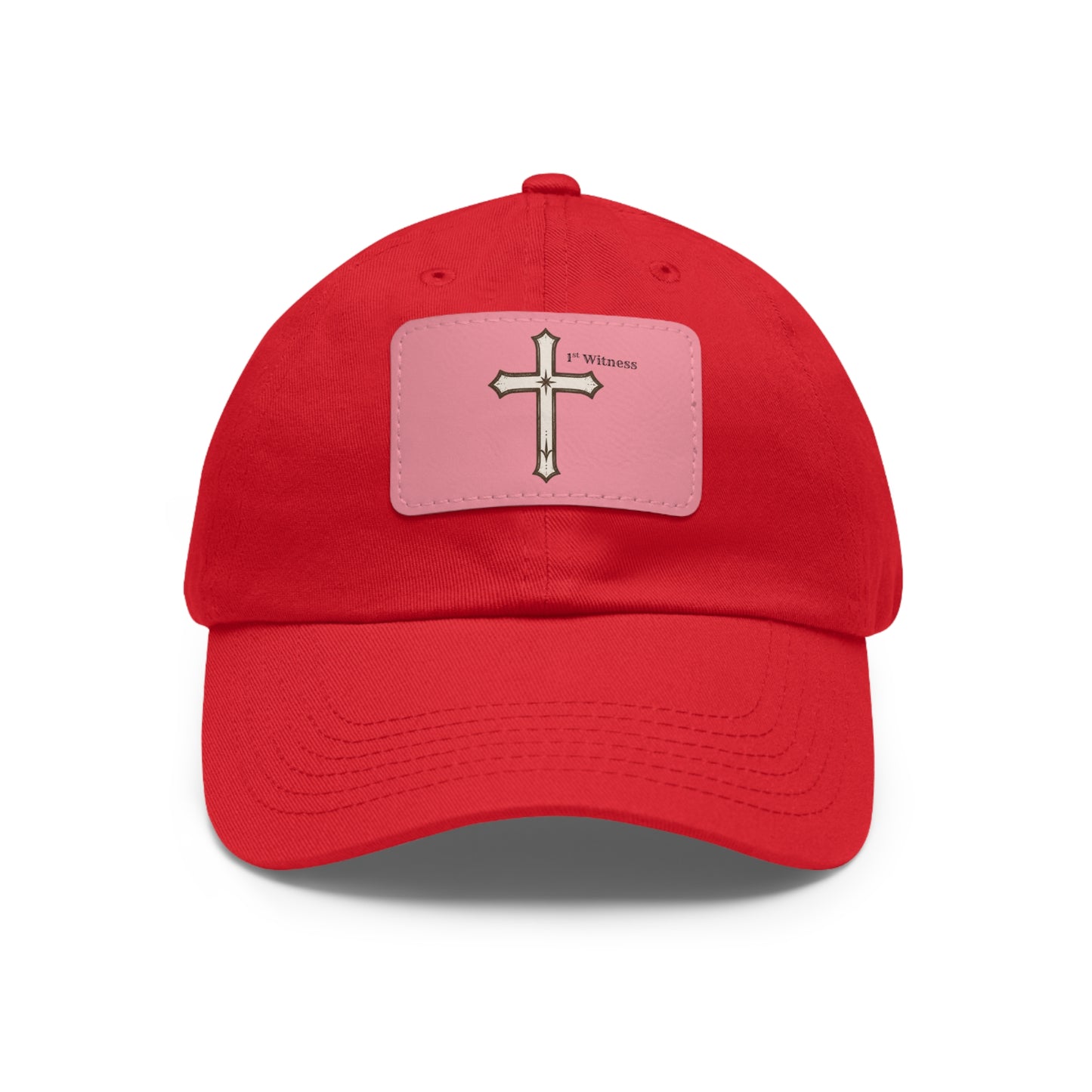 Leather Patch cross Hat — Cross Faith Baseball Cap