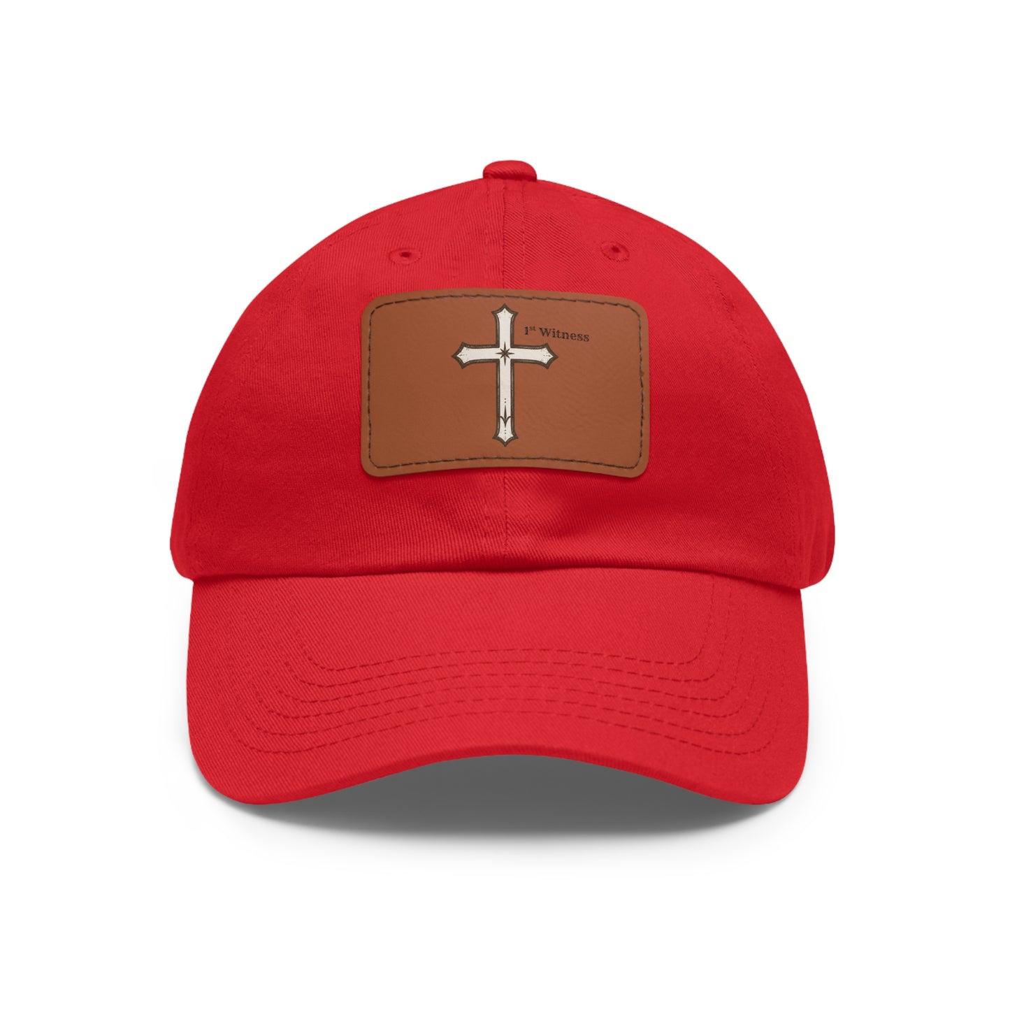 Leather Patch cross Hat — Cross Faith Baseball Cap