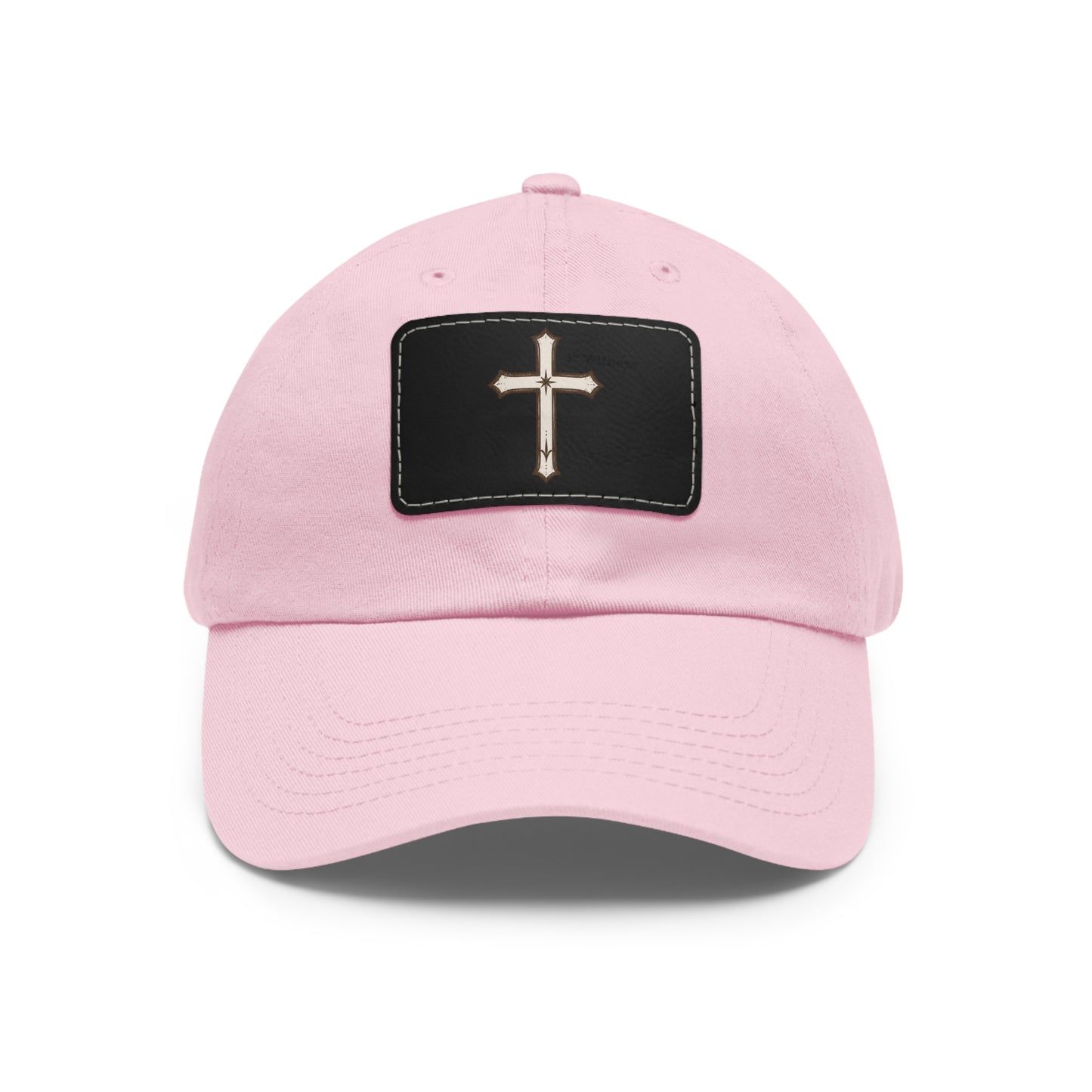 Leather Patch cross Hat — Cross Faith Baseball Cap