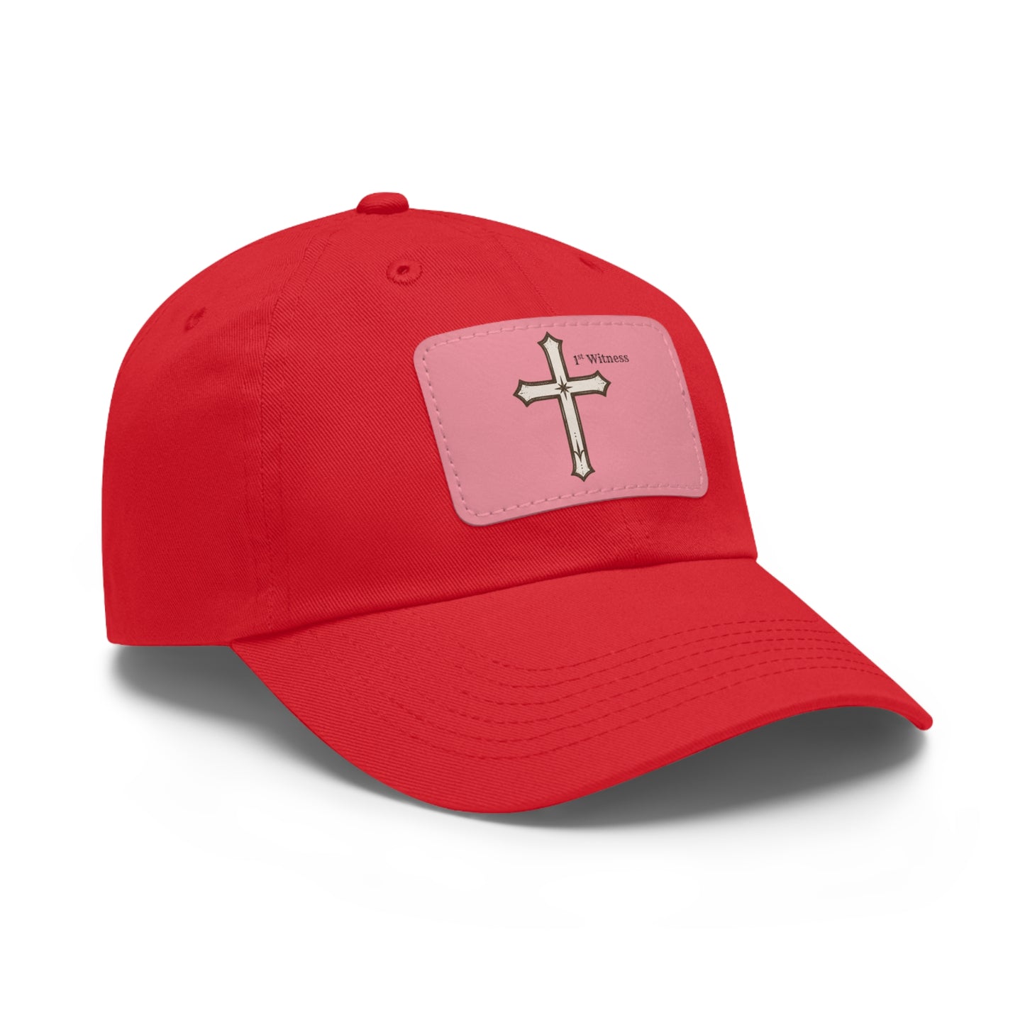 Leather Patch cross Hat — Cross Faith Baseball Cap