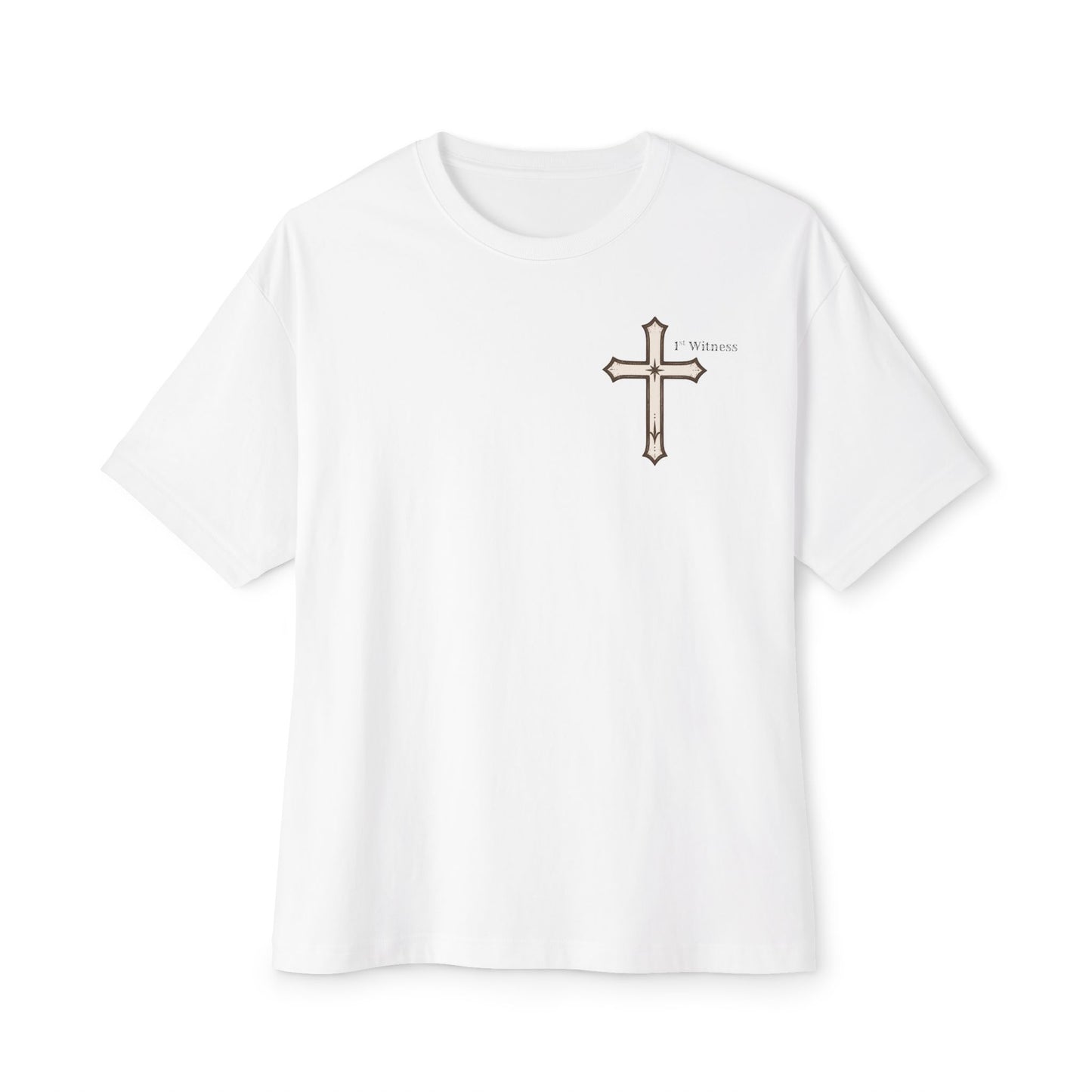 Jesus Prayer Tee — "Lord Jesus Christ, Son of God, Have Mercy on Me" Oversized Shirt