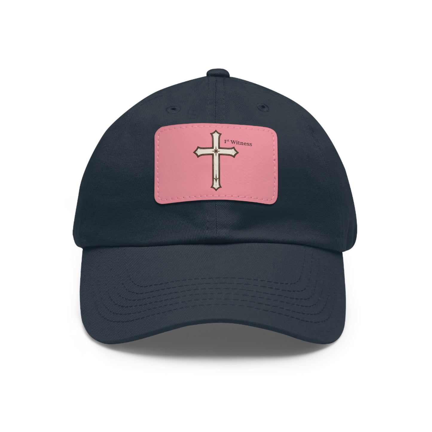 Leather Patch cross Hat — Cross Faith Baseball Cap