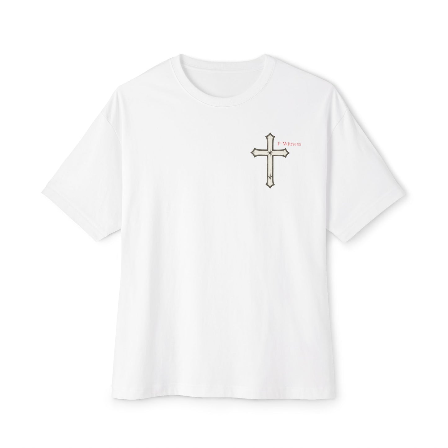 Jesus Prayer Tee — "Lord Jesus Christ, Son of God, Have Mercy On Me, A Sinner" Oversized T‑Shirt