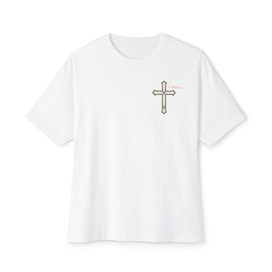 Jesus Prayer Tee — "Lord Jesus Christ, Son of God, Have Mercy On Me, A Sinner" Oversized T‑Shirt