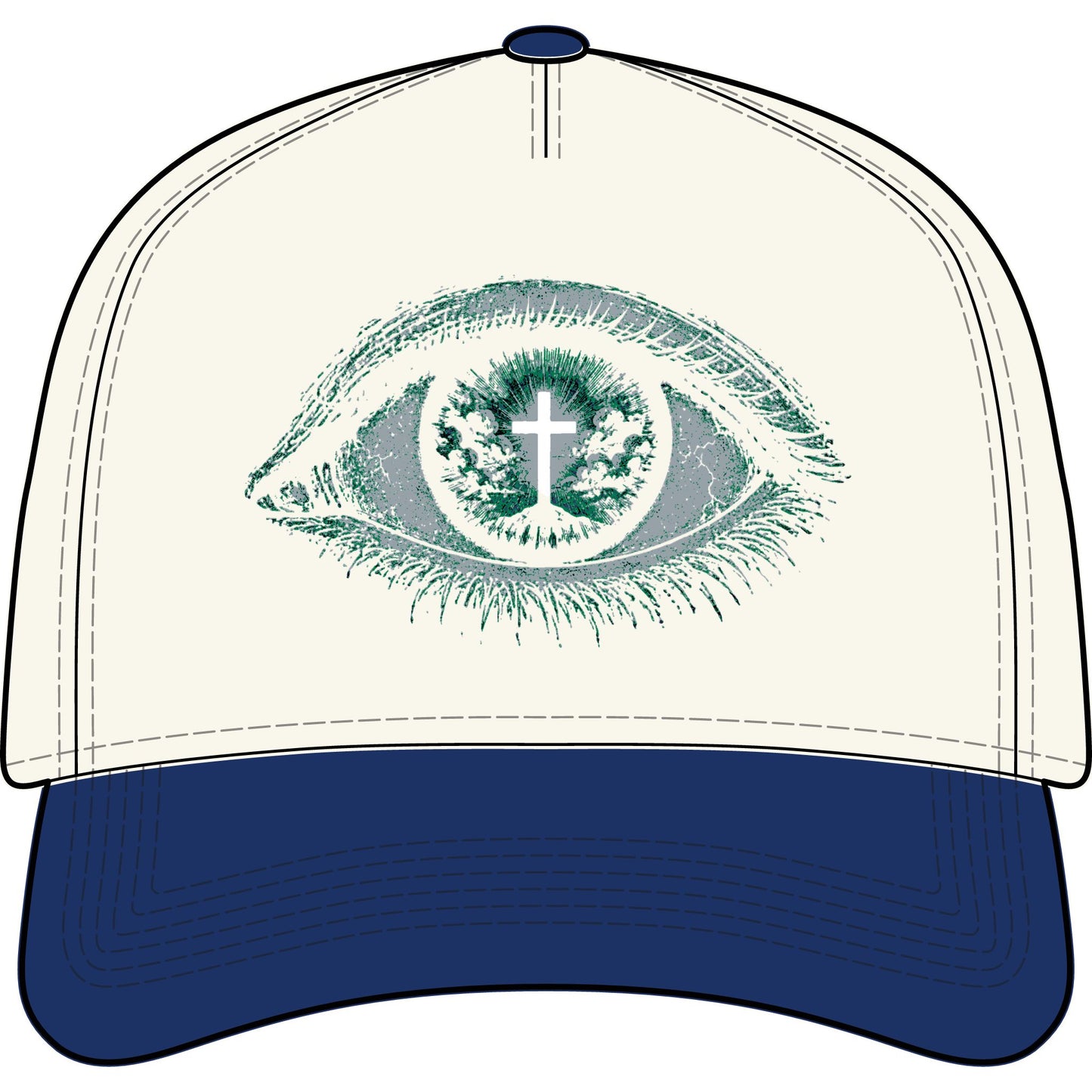 Christian Eye-Witness Two-Tone Cap