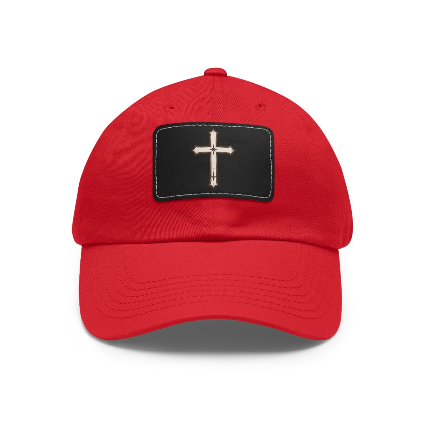 Leather Patch cross Hat — Cross Faith Baseball Cap