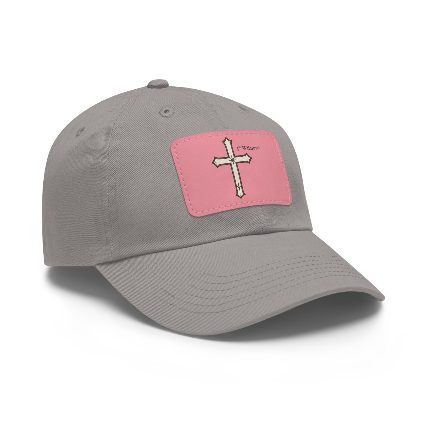 Leather Patch cross Hat — Cross Faith Baseball Cap