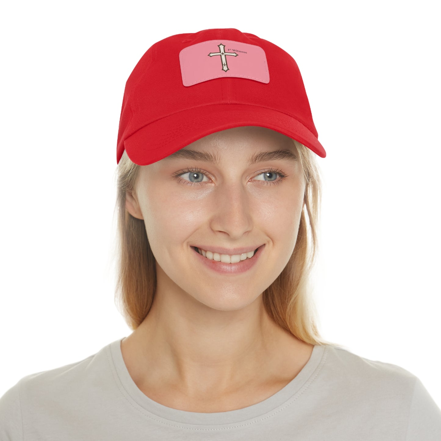 Leather Patch cross Hat — Cross Faith Baseball Cap