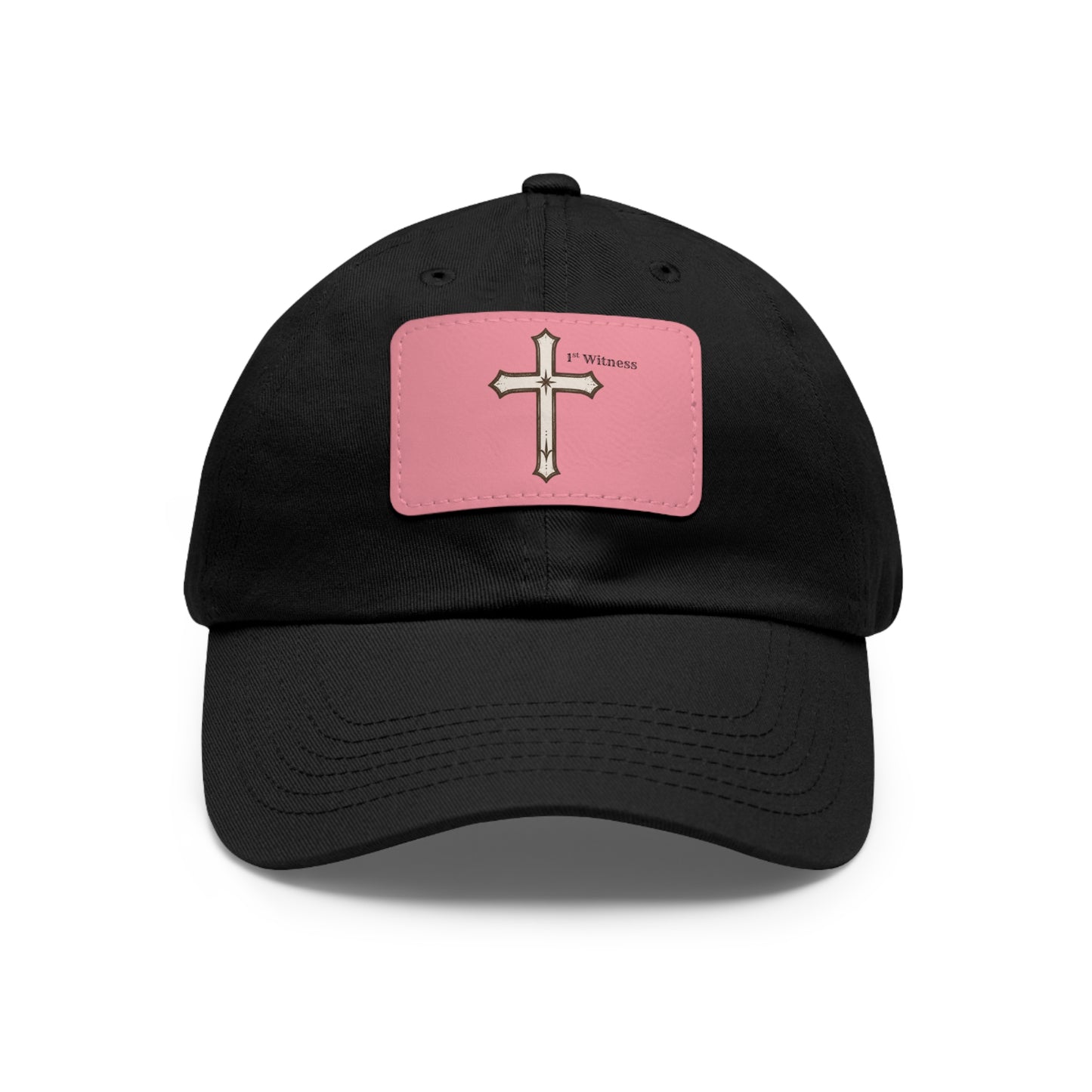 Leather Patch cross Hat — Cross Faith Baseball Cap