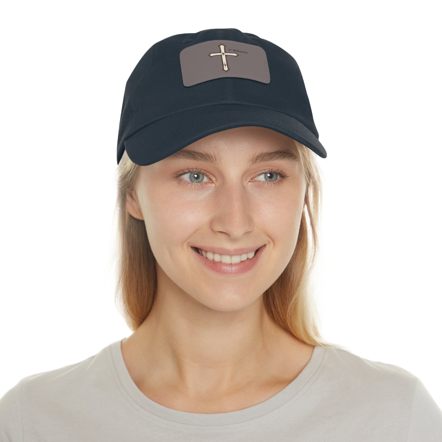 Leather Patch cross Hat — Cross Faith Baseball Cap