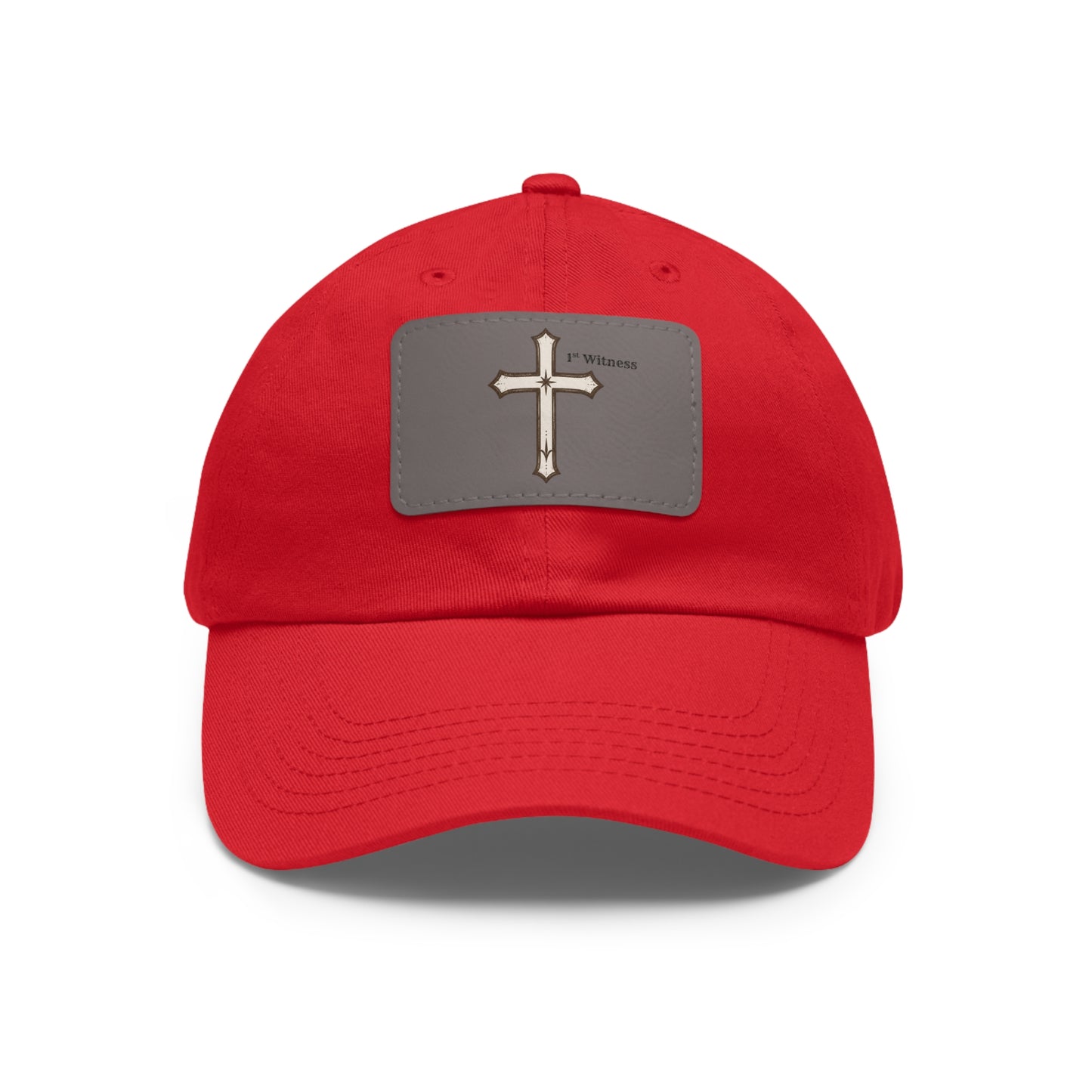 Leather Patch cross Hat — Cross Faith Baseball Cap