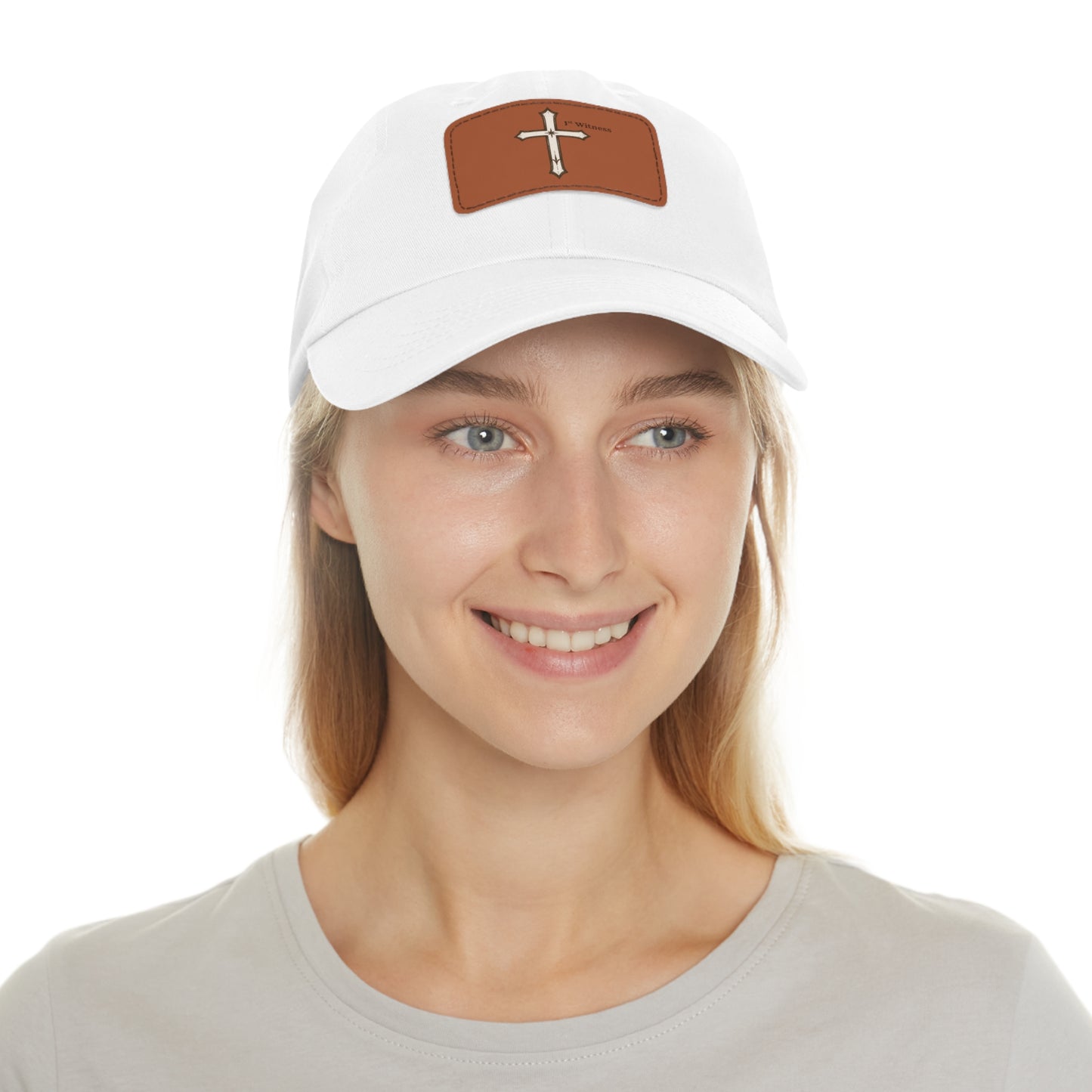 Leather Patch cross Hat — Cross Faith Baseball Cap
