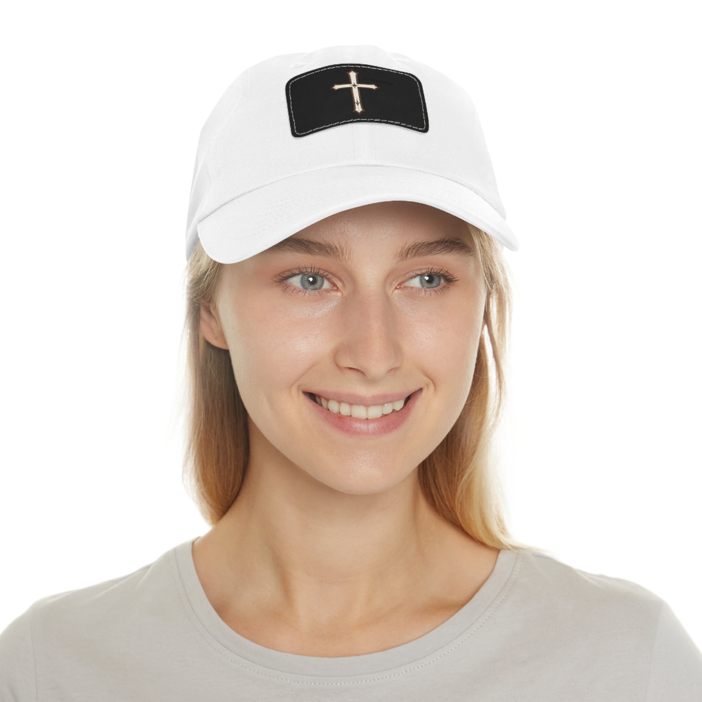 Leather Patch cross Hat — Cross Faith Baseball Cap