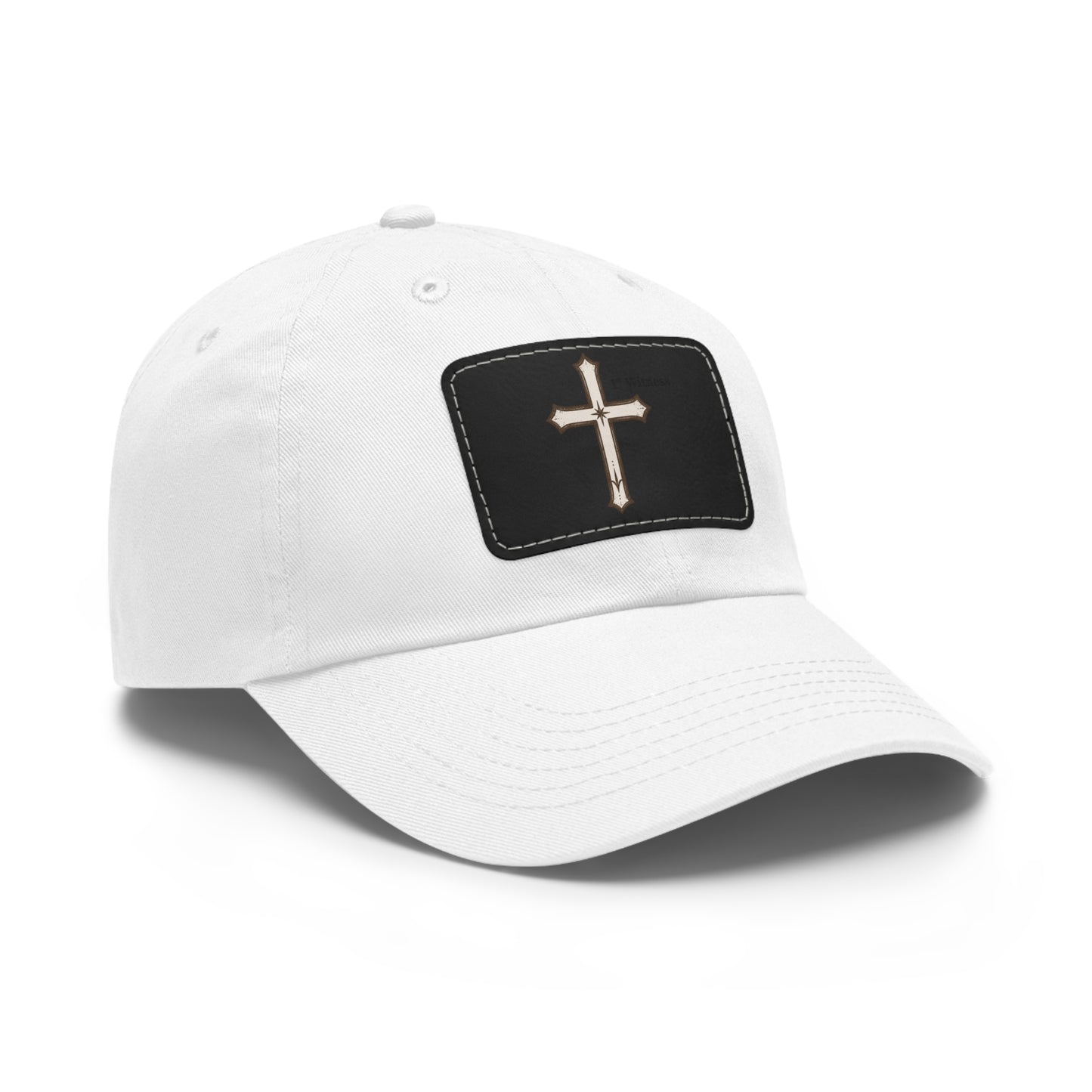 Leather Patch cross Hat — Cross Faith Baseball Cap