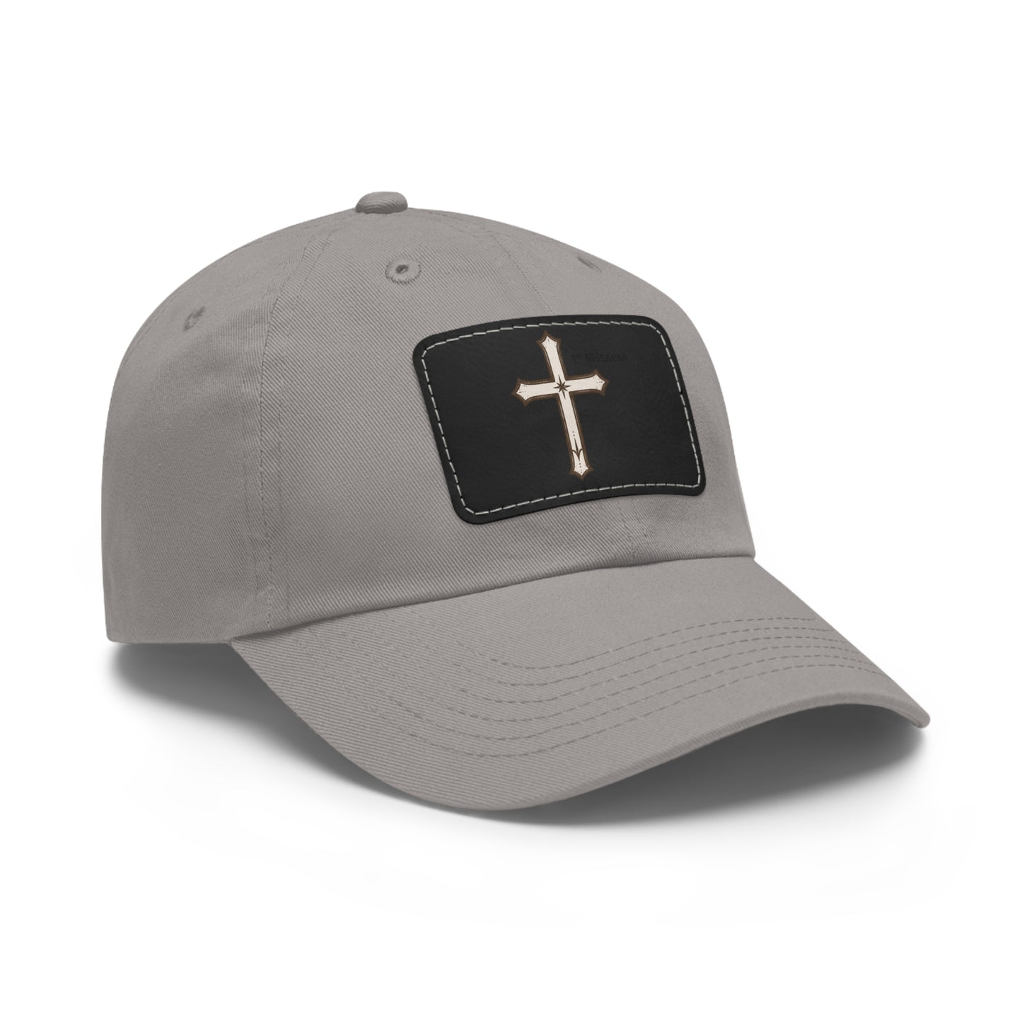 Leather Patch cross Hat — Cross Faith Baseball Cap